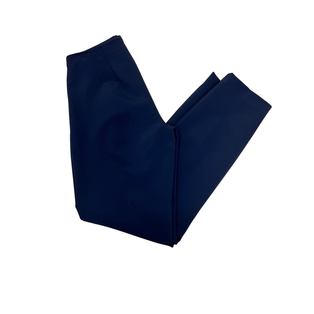 Theory Belisa 2 Kosova Pants Women 2 Black Excellent Side Zip Stretch Trousers